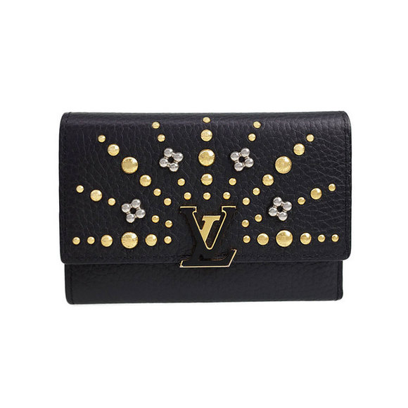 Louis Vuitton Portefeuille Tri Studded Wallet Capucines - Picture 1 of 5
